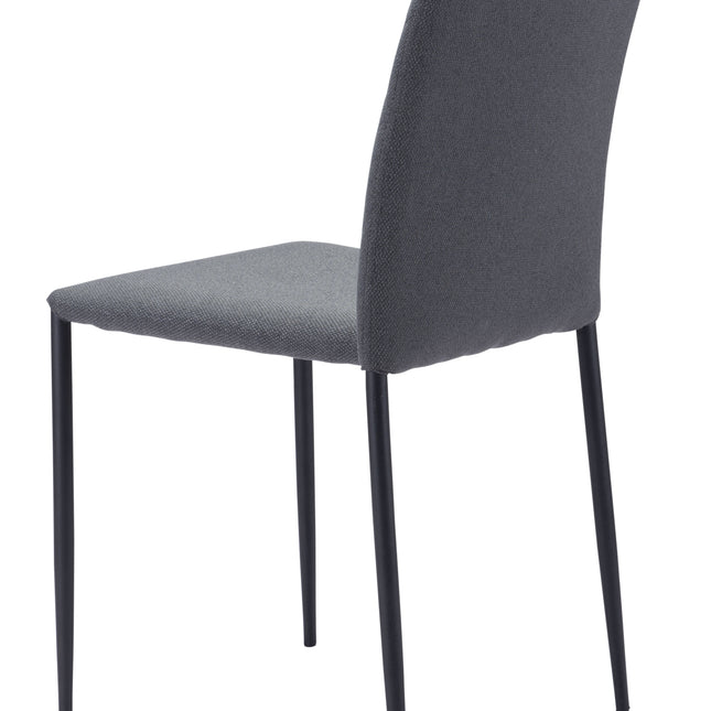 Harve Dining Chair (Set of 2) Gray Chairs TriadCommerceInc   