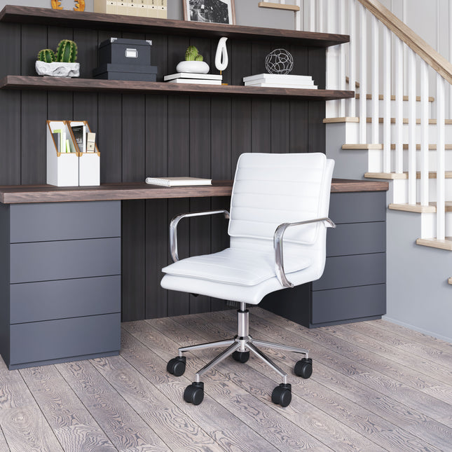 Partner Office Chair White Chairs TriadCommerceInc   