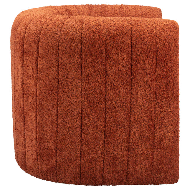 Viana Accent Chair Burnt Orange Chairs TriadCommerceInc   