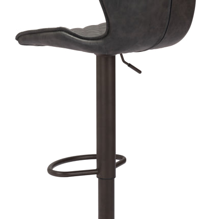 Seth Barstool Vintage Gray & Dark Bronze Barstools [TriadCommerceInc]   