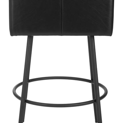 Horbat Barstool (Set of 2) Black Barstools TriadCommerceInc   