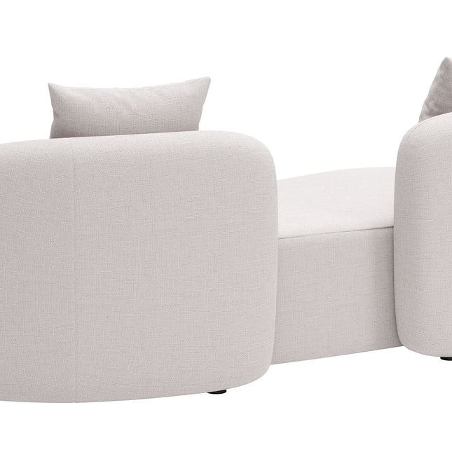 Sunny Isles Loveseat Beige Seating TriadCommerceInc   