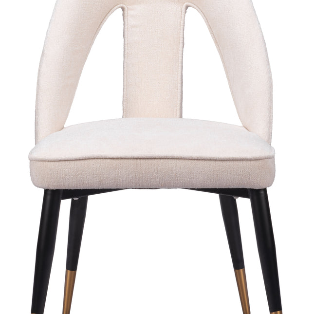 Artus Dining Chair Ivory Chairs TriadCommerceInc   