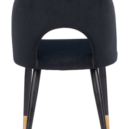 Menlo Dining Chair (Set of 2) Black Chairs TriadCommerceInc   