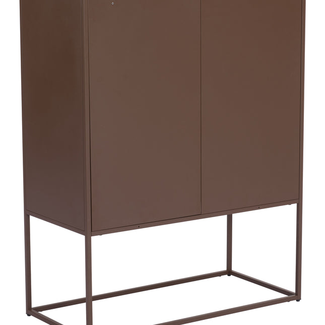 Lazaro Cabinet Bronze Storage TriadCommerceInc   