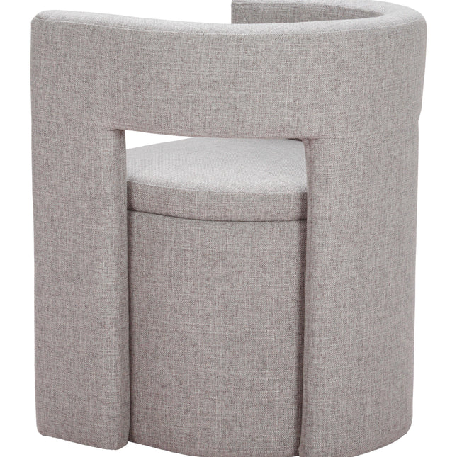 Papua Dining Chair Gray Chairs TriadCommerceInc   