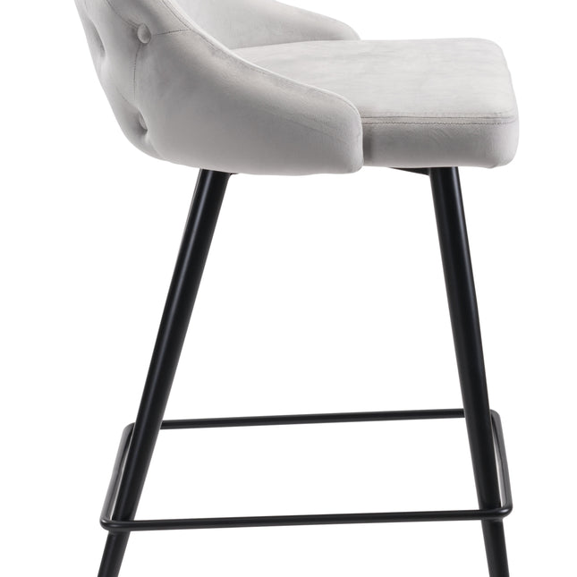 Piccolo Barstool Gray Barstools TriadCommerceInc   