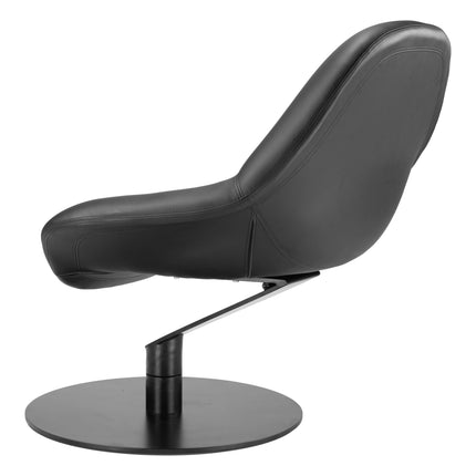 Poole Accent Chair Black Chairs [TriadCommerceInc]   