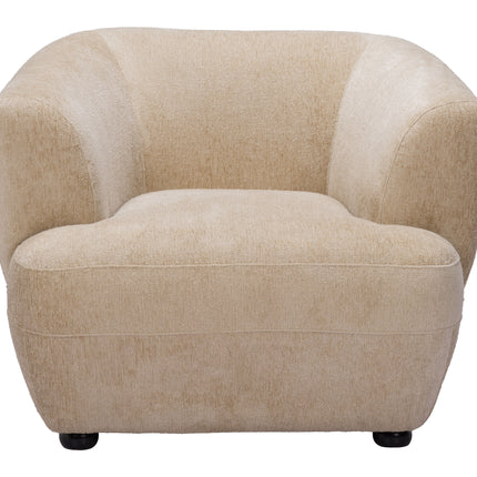 Bekker Accent Chair Golden Beige Chairs TriadCommerceInc   