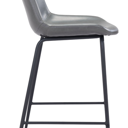 Byron Counter Stool Gray Counter Stools [TriadCommerceInc]   