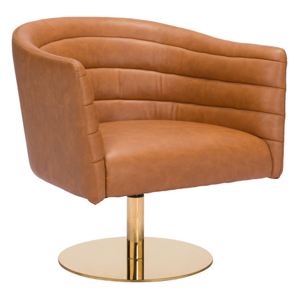 Justin Accent Chair Brown Chairs [TriadCommerceInc] Default Title  