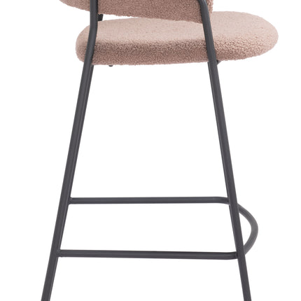 Josephine Barstool (Set of 2) Brown Barstools TriadCommerceInc   