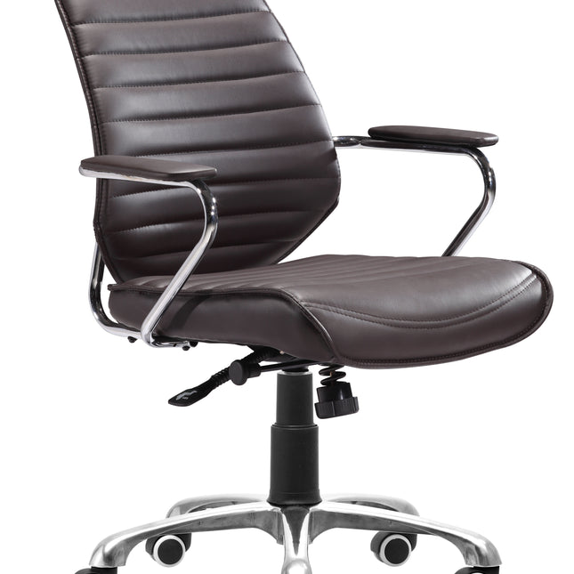 Enterprise Low Back Office Chair Espresso Chairs TriadCommerceInc Default Title  