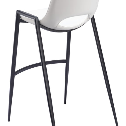 Desi Barstool (Set of 2) White Barstools TriadCommerceInc   