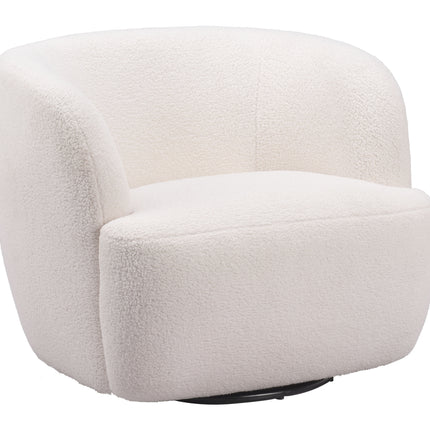 Govan Swivel Chair Ivory Chairs [TriadCommerceInc] Default Title  