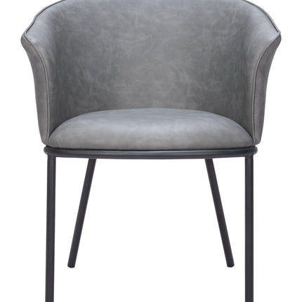 Garston Dining Chair Gray Chairs TriadCommerceInc   