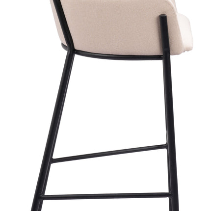 Bremor Barstool Beige Barstools TriadCommerceInc   