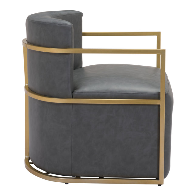 Xander Accent Chair Gray Chairs [TriadCommerceInc]   
