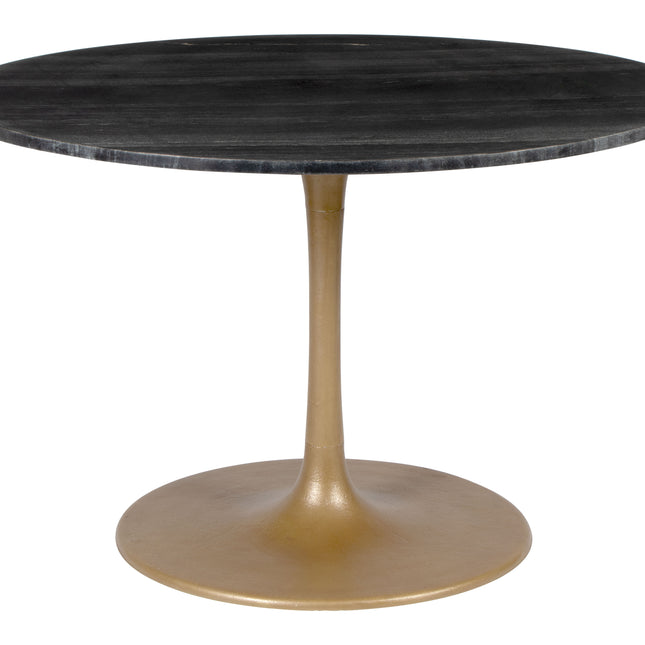 Taj Dining Table Black & Gold Tables TriadCommerceInc   