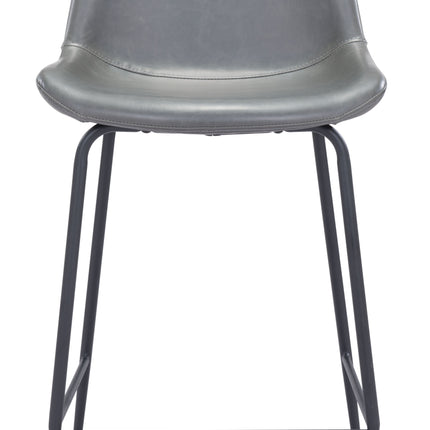 Byron Counter Stool Gray Counter Stools [TriadCommerceInc]   