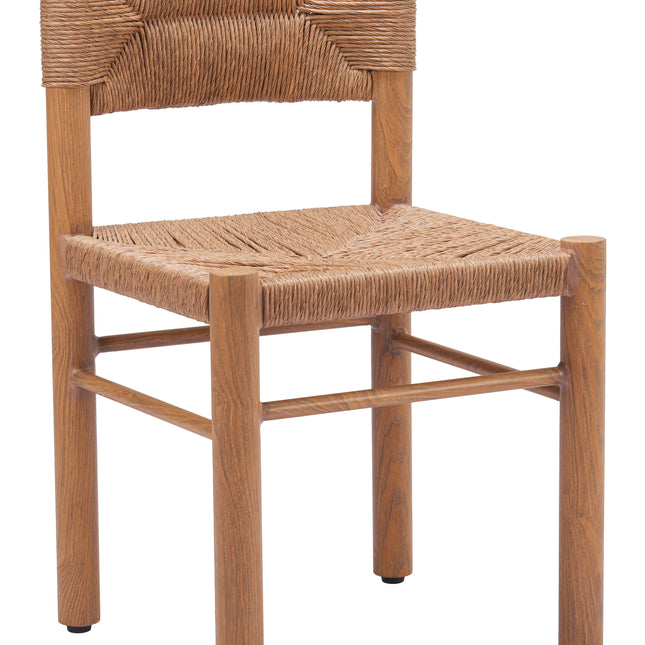 Iska Dining Chair (Set of 2) Natural Seating TriadCommerceInc   