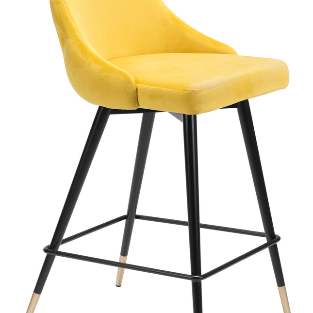 Piccolo Counter Stool Yellow Counter Stools TriadCommerceInc Default Title  