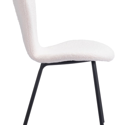 Thibideaux Dining Chair (Set of 2) Ivory Chairs [TriadCommerceInc]   