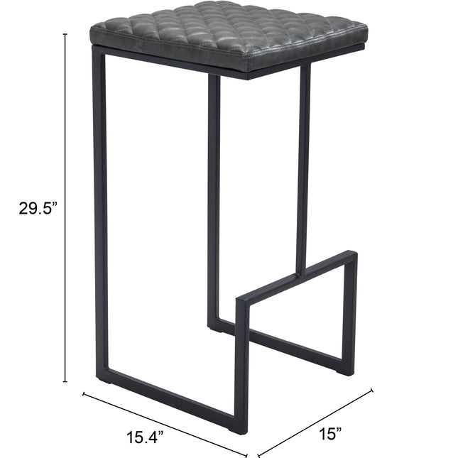 Element Barstool Gray Barstools TriadCommerceInc   