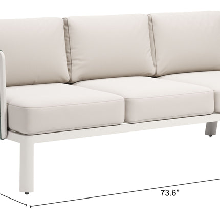 Bridgehampton Sofa White Seating TriadCommerceInc   