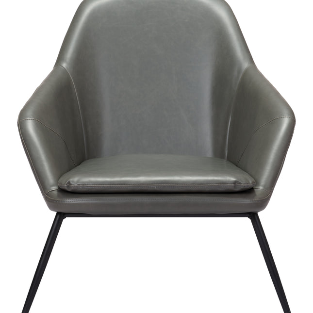 Manuel Accent Chair Gray Chairs TriadCommerceInc   