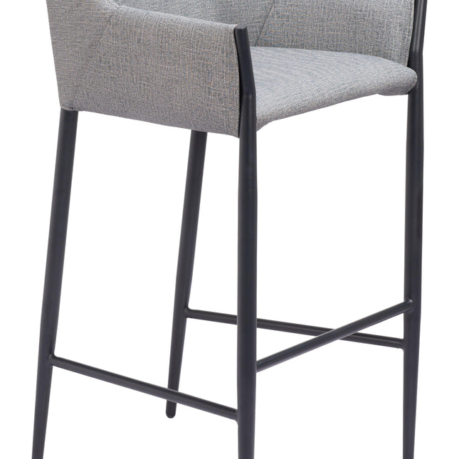 Andover Barstool Slate Gray Barstools TriadCommerceInc   