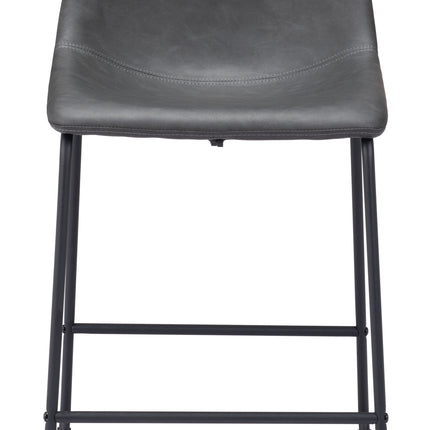 Smart Counter Stool (Set of 2) Charcoal Counter Stools TriadCommerceInc   