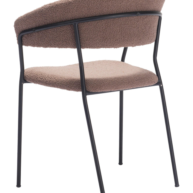 Josephine Dining Chair (Set of 2) Brown Chairs TriadCommerceInc   