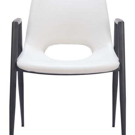 Desi Dining Chair (Set of 2) White Chairs TriadCommerceInc   