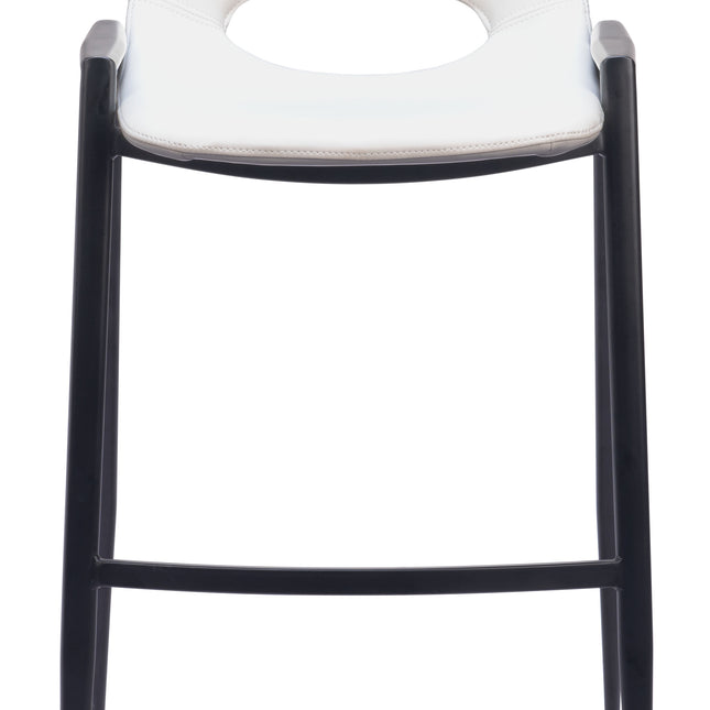 Desi Barstool (Set of 2) White Barstools TriadCommerceInc   