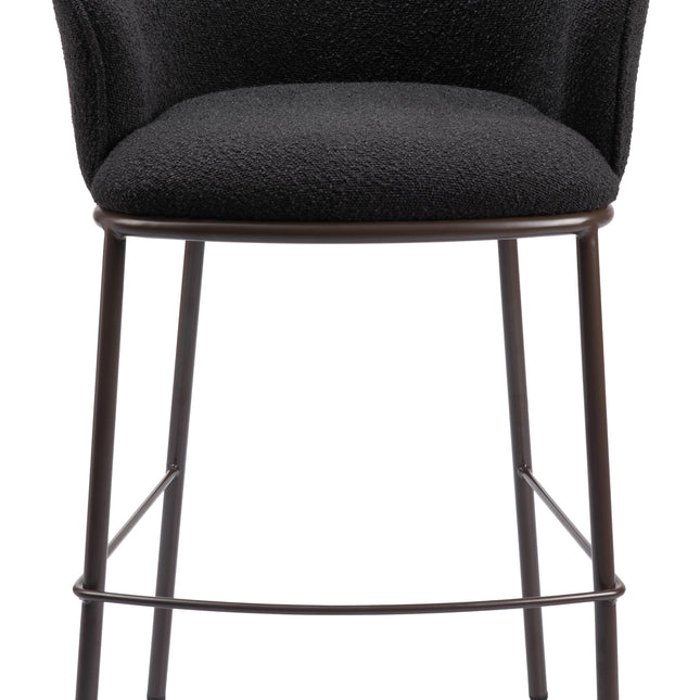 Essen Barstool Black & Bronze Barstools TriadCommerceInc   