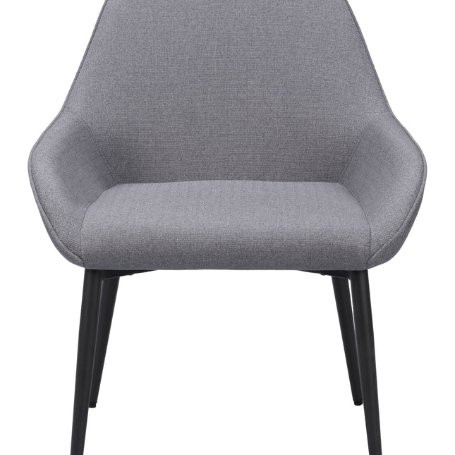 Vila Dining Chair (Set of 2) Gray Chairs TriadCommerceInc   