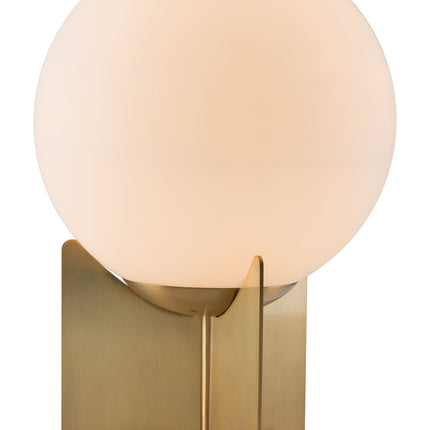 Pearl Table Lamp White & Brass Table Lamps TriadCommerceInc Default Title  