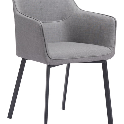 Adage Dining Chair (Set of 2) Gray Chairs [TriadCommerceInc] Default Title  