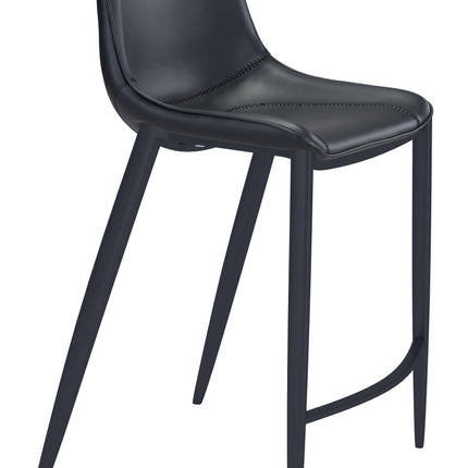 Magnus Barstool (Set of 2) Black Barstools [TriadCommerceInc] Default Title  