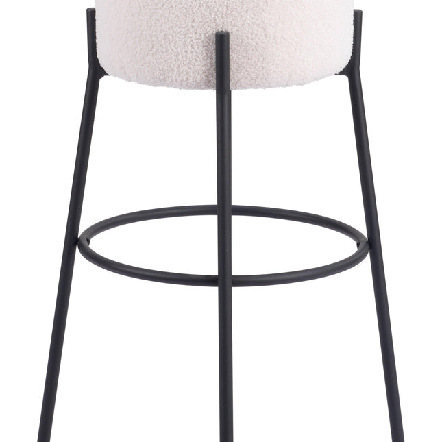 Blanche Barstool (Set of 2) Ivory Barstools TriadCommerceInc   