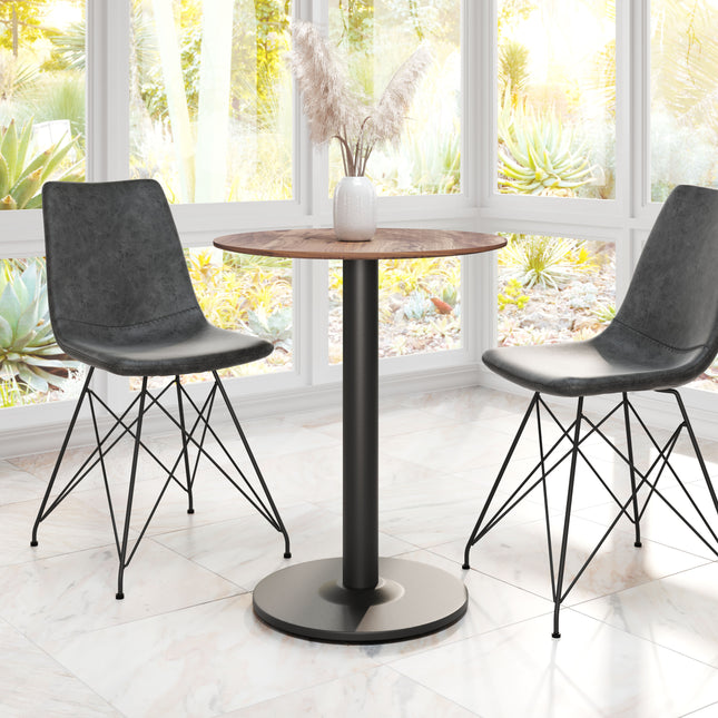 Alto Bistro Table Brown & Black Tables TriadCommerceInc   