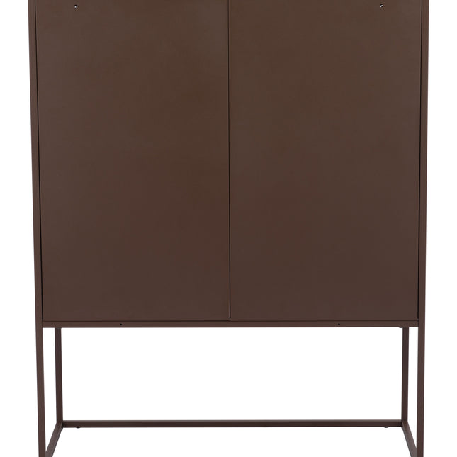 Lazaro Cabinet Bronze Storage TriadCommerceInc   