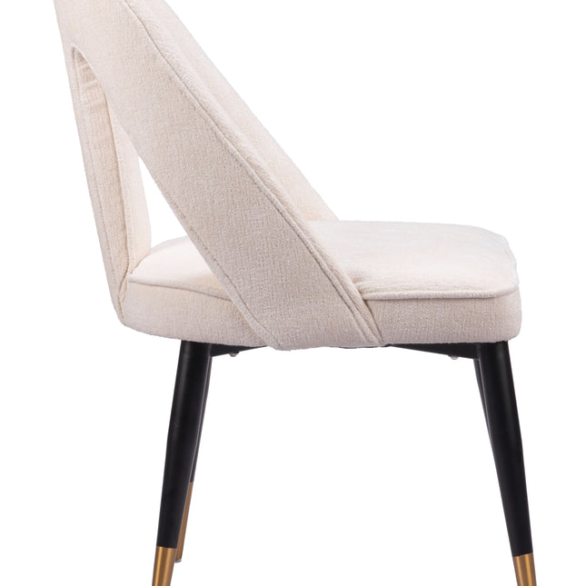 Artus Dining Chair Ivory Chairs TriadCommerceInc   