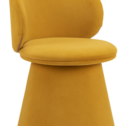 Oblic Swivel Dining Chair Orange Chairs [TriadCommerceInc]   