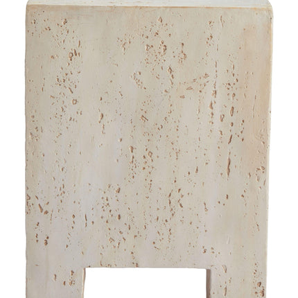 Kitara Side Table Beige Side Tables TriadCommerceInc   