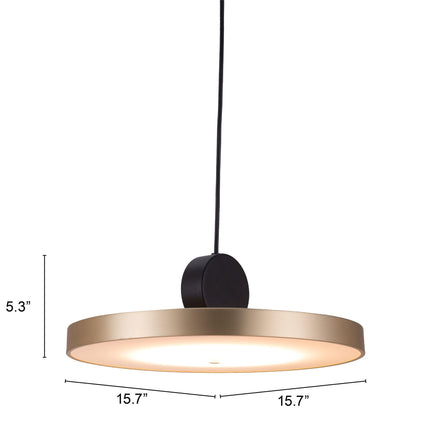 Mozu Ceiling Lamp Gold & Black Pendant Lights TriadCommerceInc   