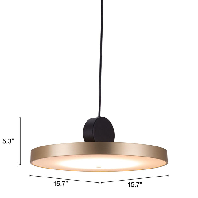 Mozu Ceiling Lamp Gold & Black Pendant Lights TriadCommerceInc   