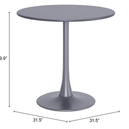 Soleil Dining Table Gray Tables TriadCommerceInc   