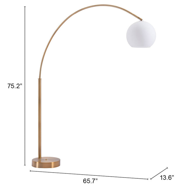 Griffith Floor Lamp Brass Floor Lamps TriadCommerceInc   